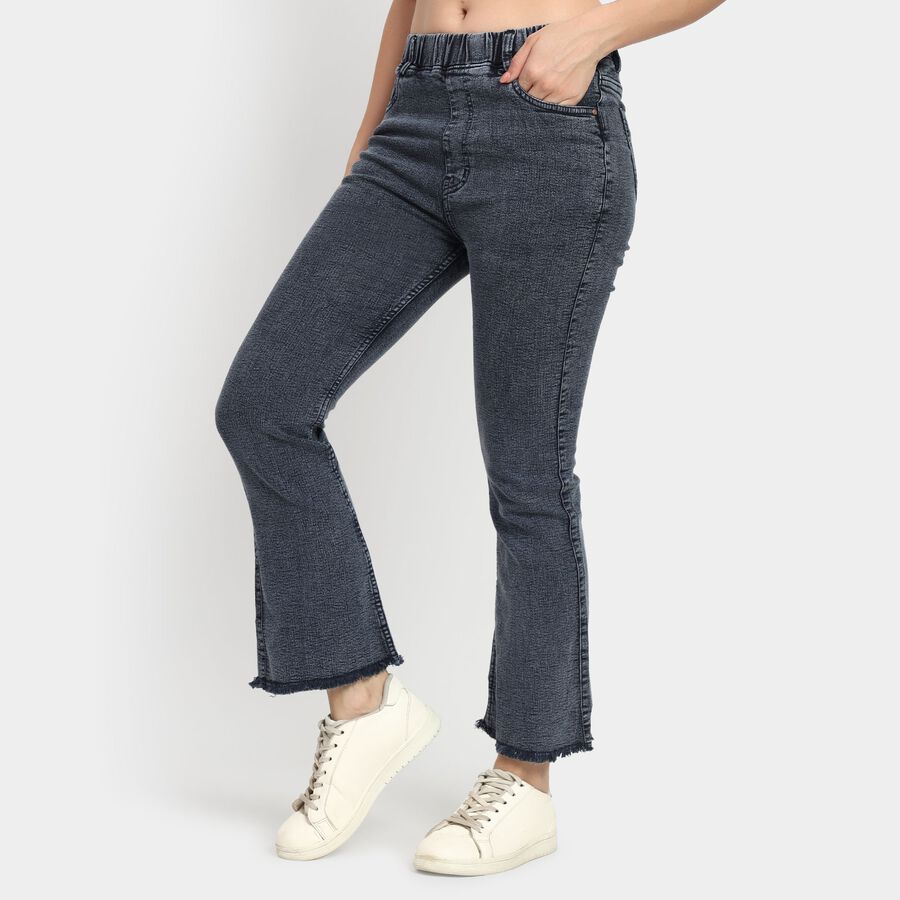 Ladies' Jeans, गहरा नीला, large image number null