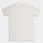 Boys' 100% Cotton Half Sleeves T-Shirt , सफ़ेद, small image number null