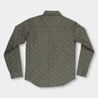 Boys' 100% Cotton Casual Shirt , Olive, small image number null