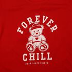 Girls' Red Crew Neck Regular T-Shirt, Red, small