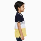 Boys Deep Midnight Navy Blue Cotton Crew Neck Casual Half Sleeve T-Shirt, नेवी ब्लू, small