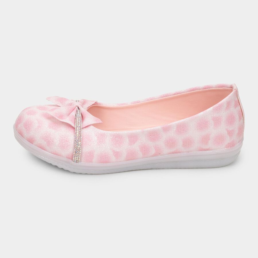 Girls' Sandal with Back Strap, Peach, large image number null