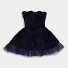 Girls' Frock , Navy Blue, small image number null