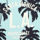 Boys Light Blue Round Neck Casual Boys T-Shirt, हल्का नीला, small