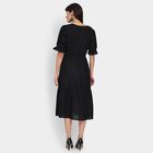Ladies' 100% Cotton Dress , Black, small image number null