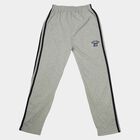 Boys Grey Straight Fit Side Stripe Pyjama, एक्रू मिश्रित, small
