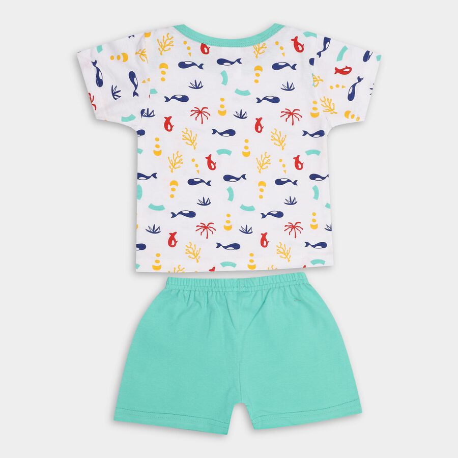 Infants' 100% Cotton Baba Suit , हल्का हरा, large image number null