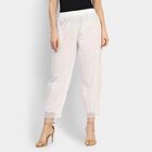 Ladies' 100% Cotton Palazzos , Off White, small image number null