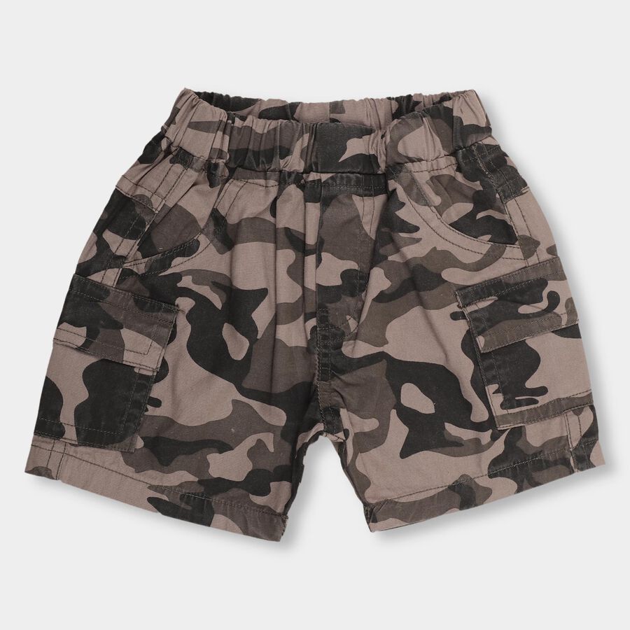 Infants' 100% Cotton Half Pant , हल्का ग्रे, large image number null
