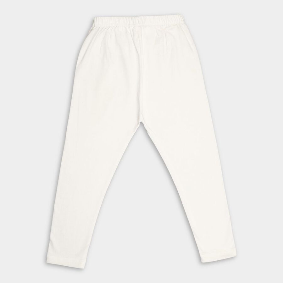 Girls' Legging, ऑफ व्हाइट, large image number null