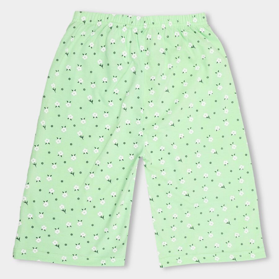 Girls' Capris , Light Green, large image number null