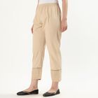 Ladies' 100% Cotton Palazzos, गहरा पीला, small image number null