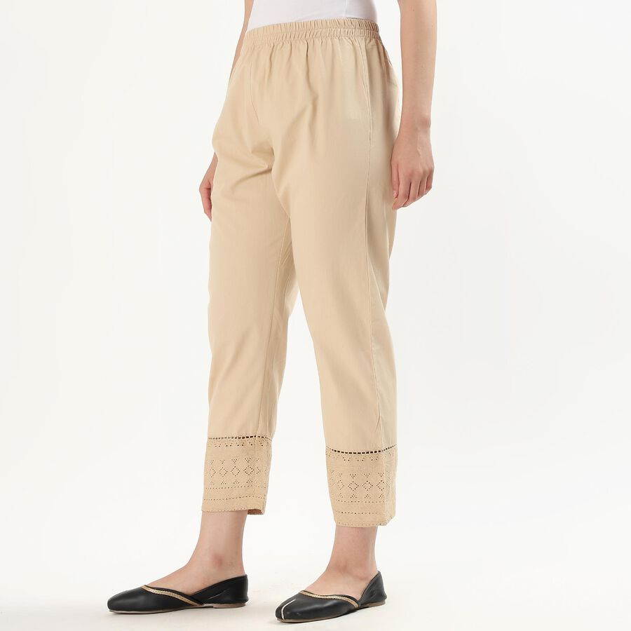 Ladies' 100% Cotton Palazzos, गहरा पीला, large image number null