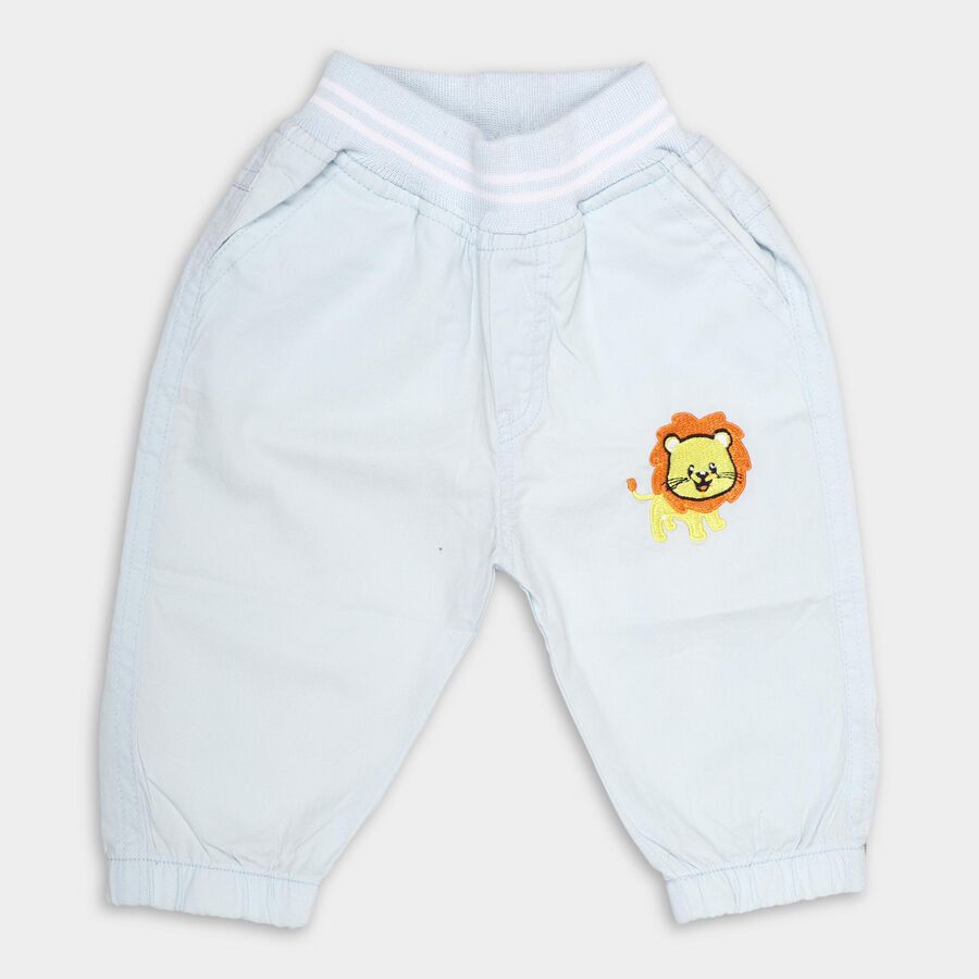 Infants' 100% Cotton Cotton Trousers , हल्का नीला, large image number null