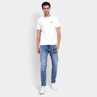Cotton Solid Henley T-Shirt, White, small image number null