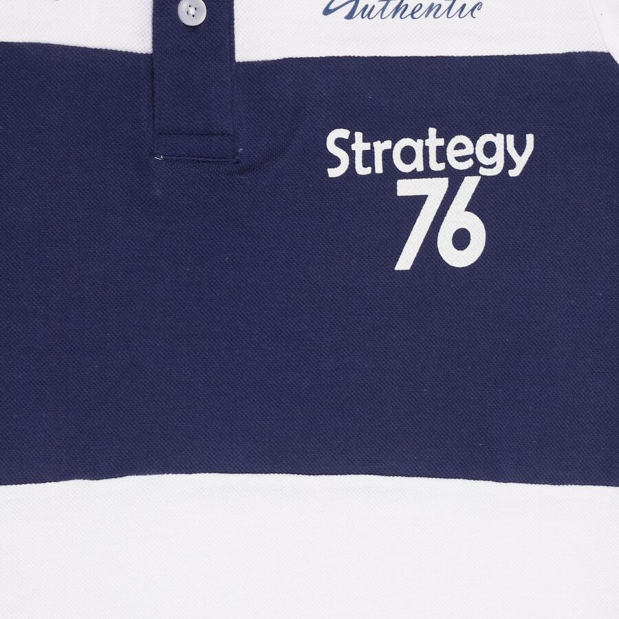 Boys' 100% Cotton Half Sleeves T-Shirt , सफ़ेद, large image number null