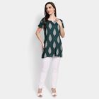 Ladies' Kurta, Dark Green, small image number null
