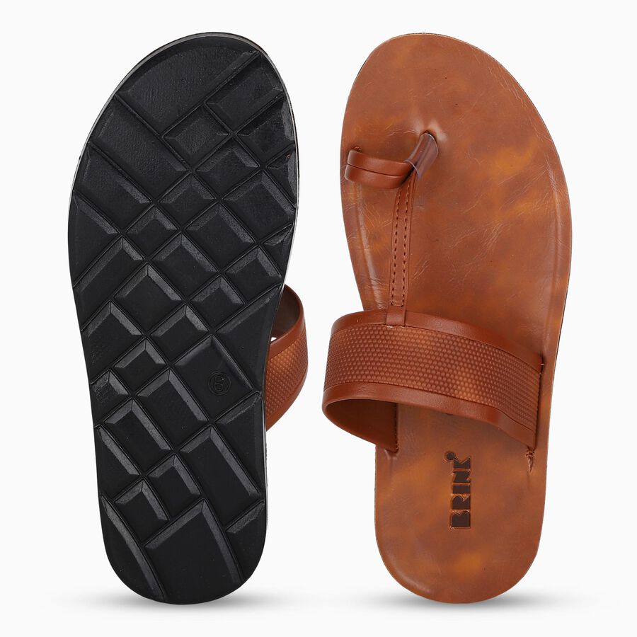 Men's Sandal, Brown, large