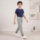 Boys' Melange Mid Grey Long Johns Thermal, Melange Mid Grey, small