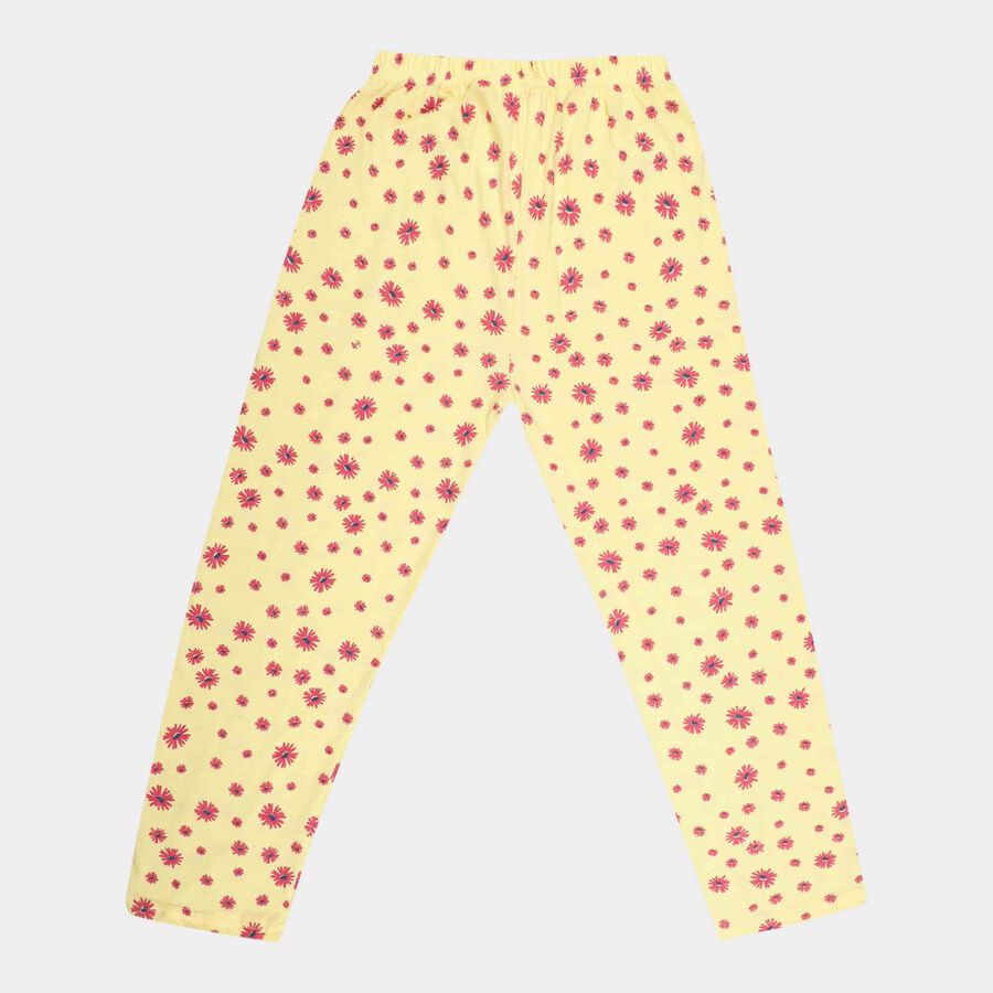 Printed Pyjama, Yellow, large image number null