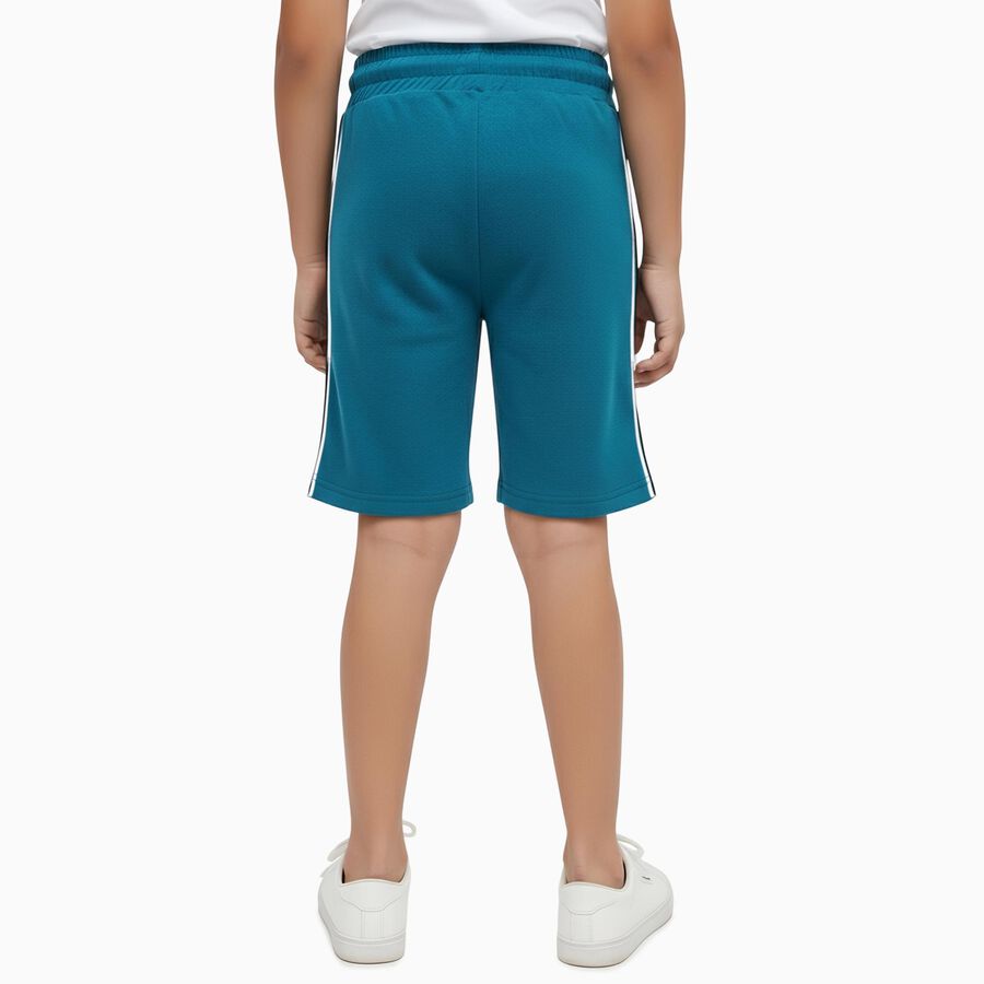 Boys' Bermuda, Teal Blue, large image number null