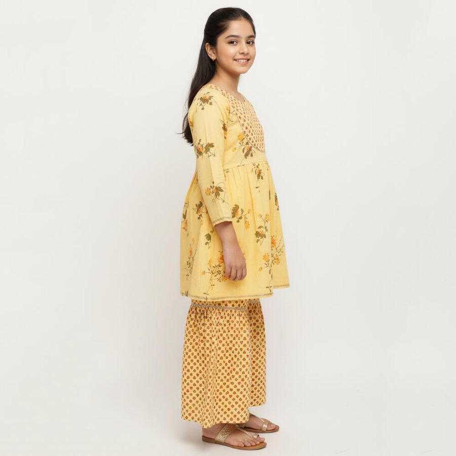 Girls' Fusion Set, पीला, large image number null