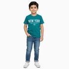 Boys' Half Sleeves T-Shirt, Dark Green, small image number null