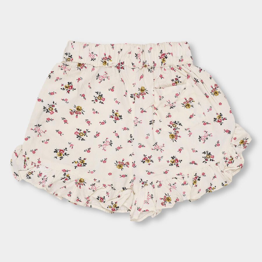 Girls' Shorts , Off White, large image number null