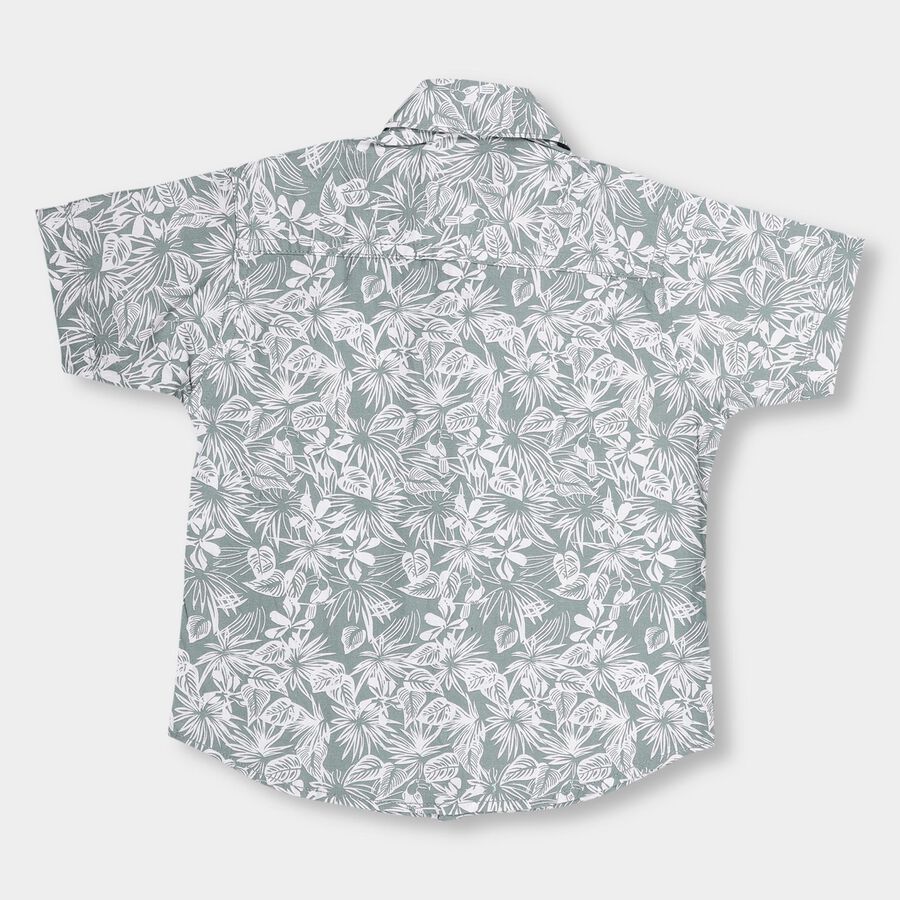Boys' 100% Cotton Regular Collar Casual Shirt , Light Green, large image number null