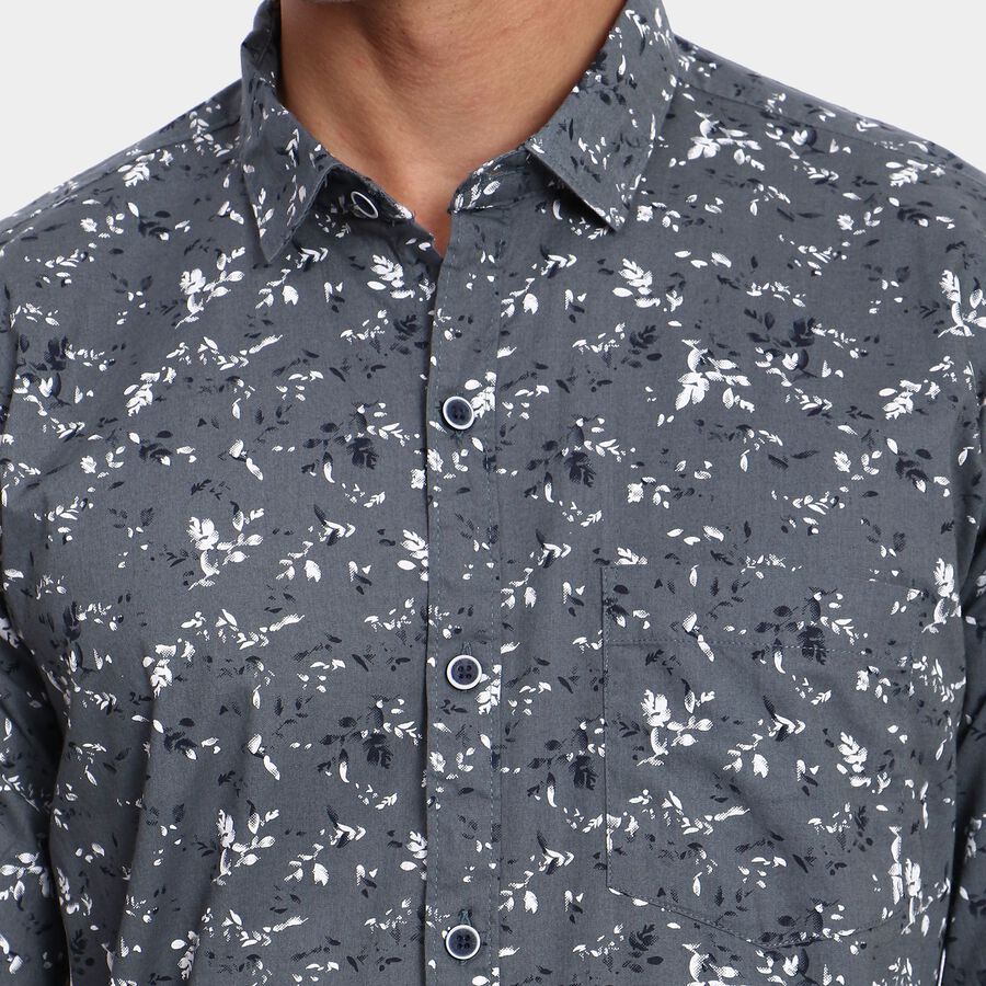 Men's 100% Cotton Casual Shirt, गहरा हरा, large image number null