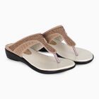 Ladies' Sandal, गहरा पीला, small