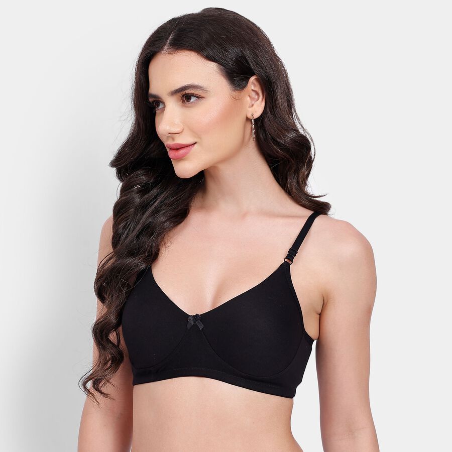 Ladies' Bra, काला, large image number null