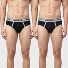 Men's Navy Blue Regular Fit Briefs, नेवी ब्लू, small