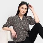 Ladies' Shirt , Dark Green, small