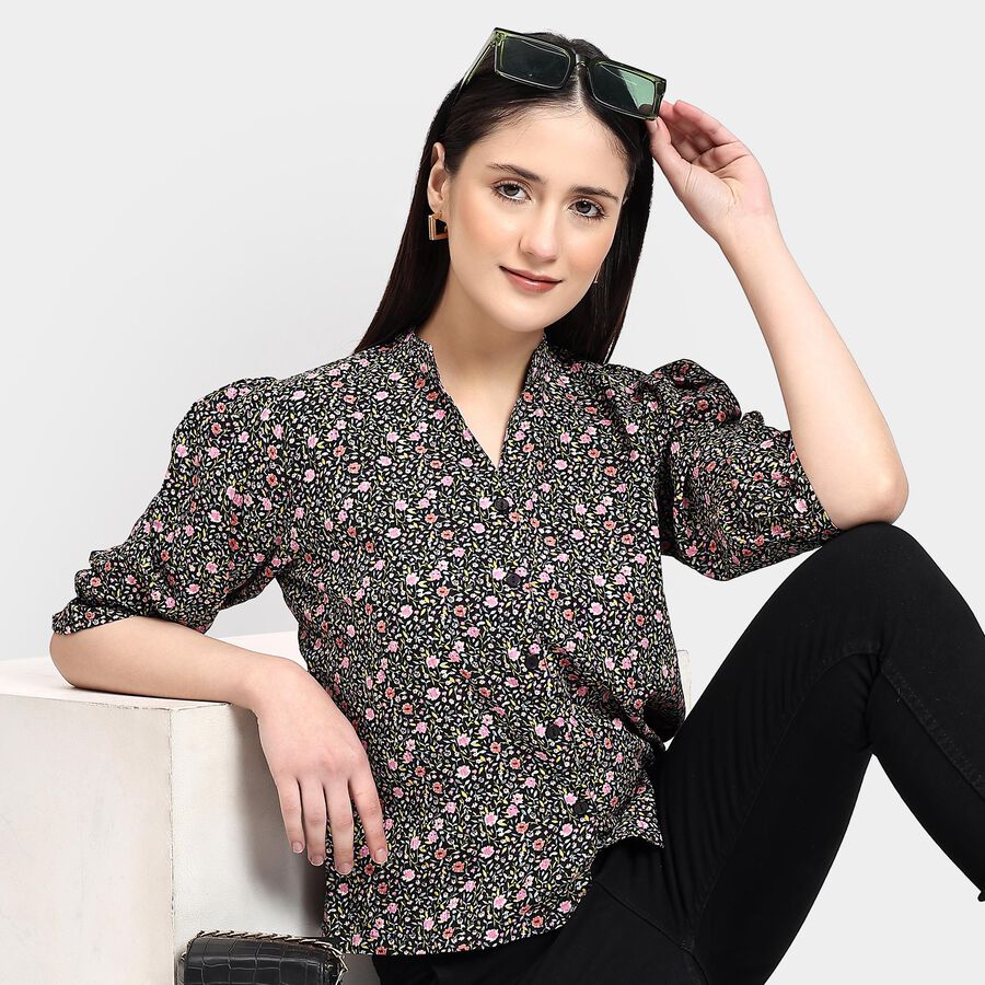 Ladies' Shirt , Dark Green, large