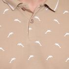 Men's Collared Half Sleeves T-Shirt , गहरा पीला, small
