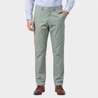 Men's Aqua Slim Fit Chino Casual Trousers, एक्वा, small