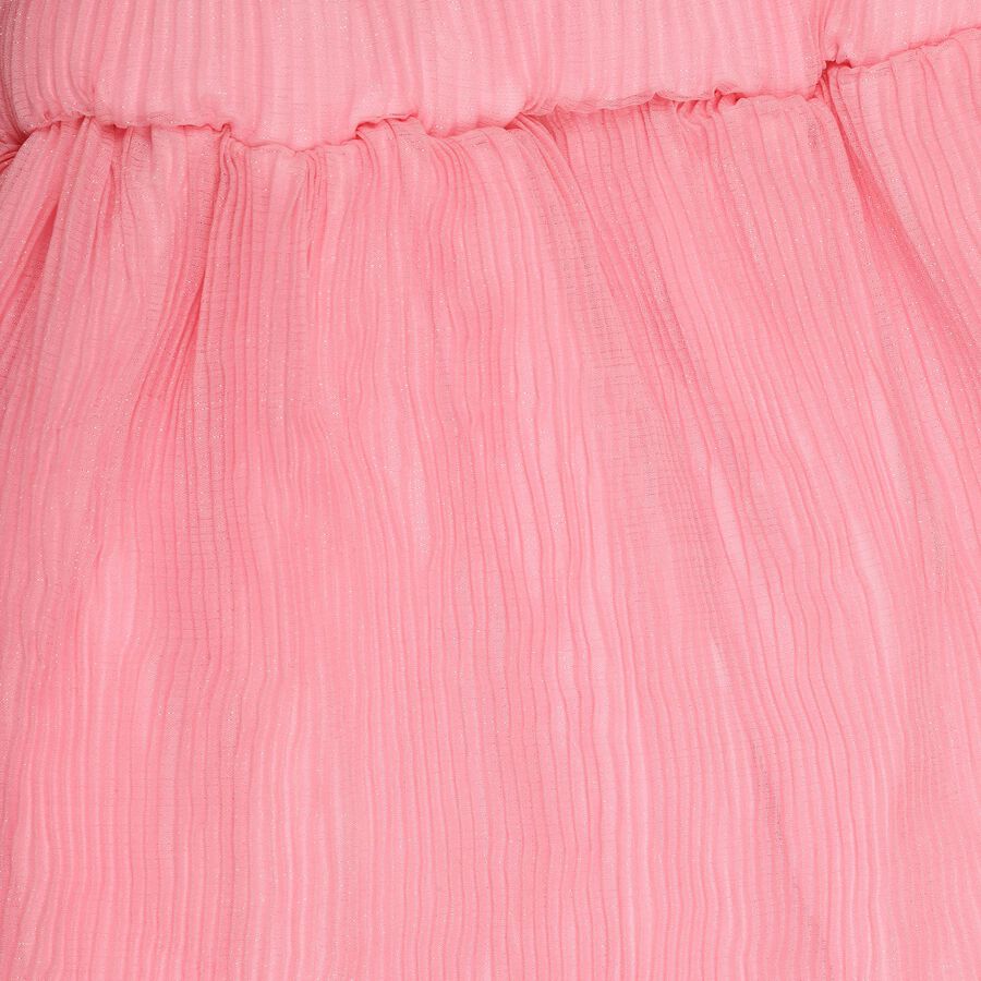 Girls' Top Skirt , गुलाबी, large image number null
