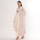 Women's Soft Blush Pink Floral Printed Ethnic Set, Light Pink, small