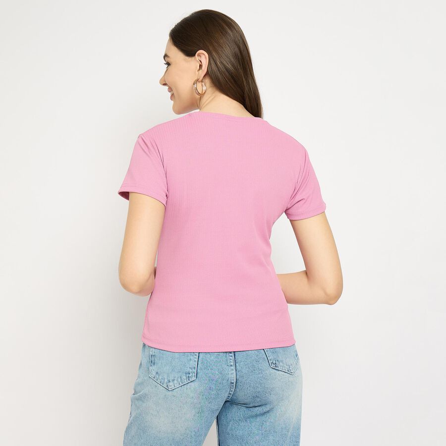 Ladies'  Crop  Top, Pink, large image number null
