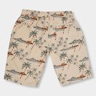 Boys' 100% Cotton Bermudas, Beige, small image number null