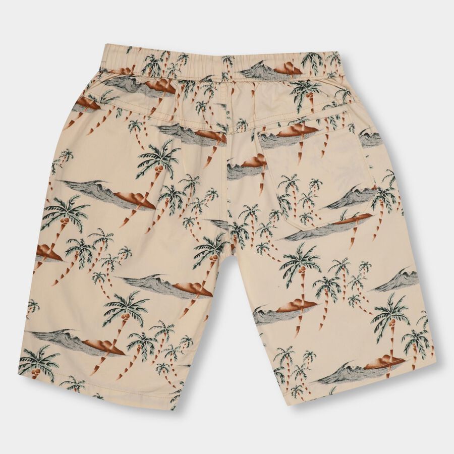 Boys' 100% Cotton Bermudas, Beige, large image number null