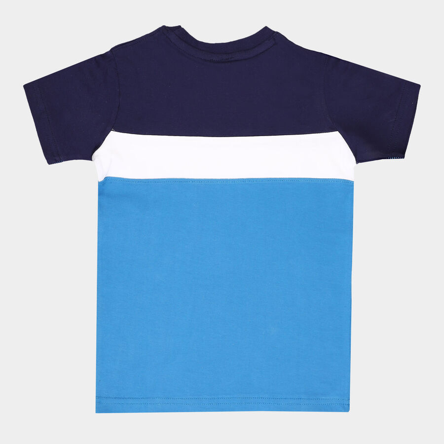 Boys Cotton T-Shirt, रॉयल ब्लू, large image number null