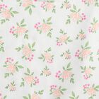 Infants' White Cotton Floral Top and Peach Capri Set, Light Pink, small image number null