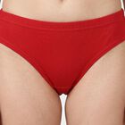 Women's Red Regular Fit Solid Panty, मरून, small