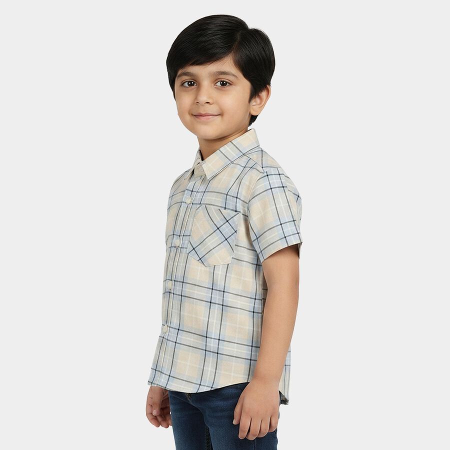 Boys' Casual Shirt, गहरा पीला, large