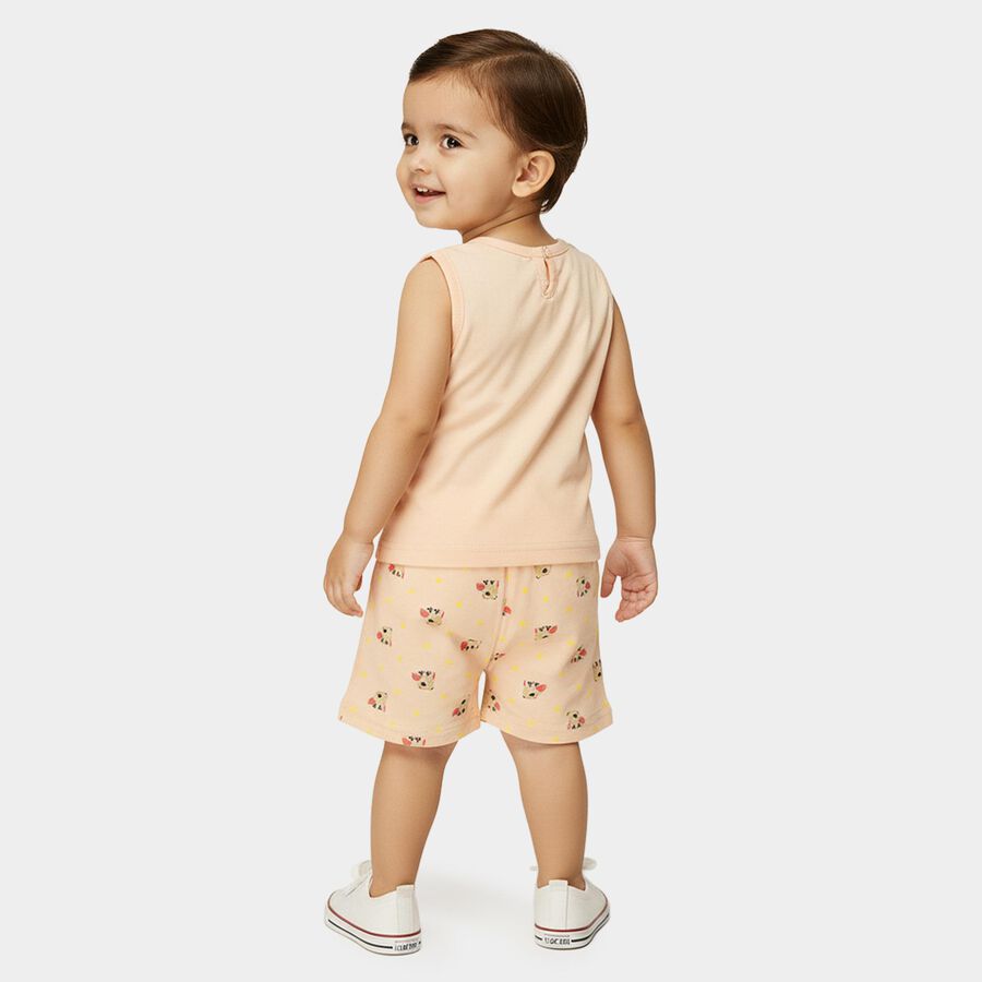 Infants' Short Set, पीच, large