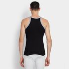 Men's 100% Cotton Gym T-Shirt, Black, small