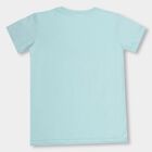 Boys' Half Sleeves T-Shirt , एक्वा, small image number null