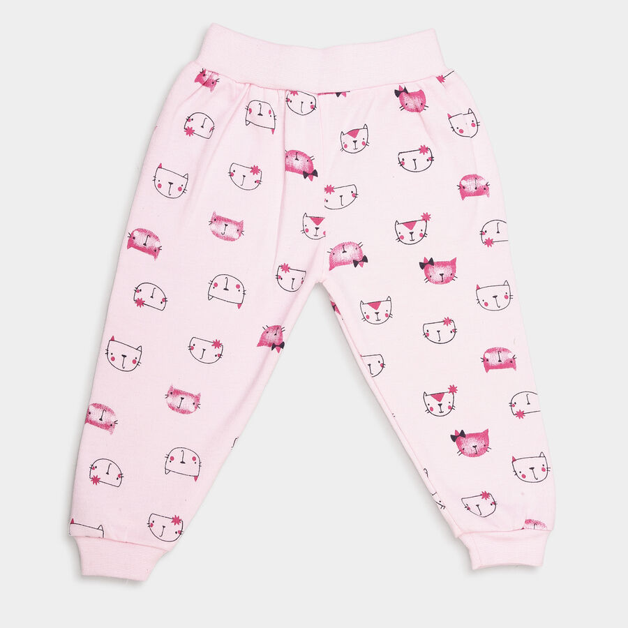 Infants Printed Pyjama, Pink, large image number null